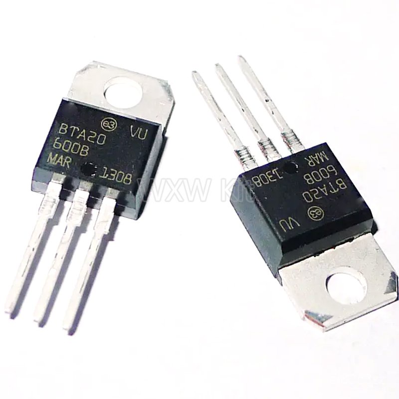 ✅&5PCS BTA06 BTA08 BTA10 BTA12 BTA16 BTA20 BTA24 600B 800B TO-220 Three Terminal Bidirectional Thyri