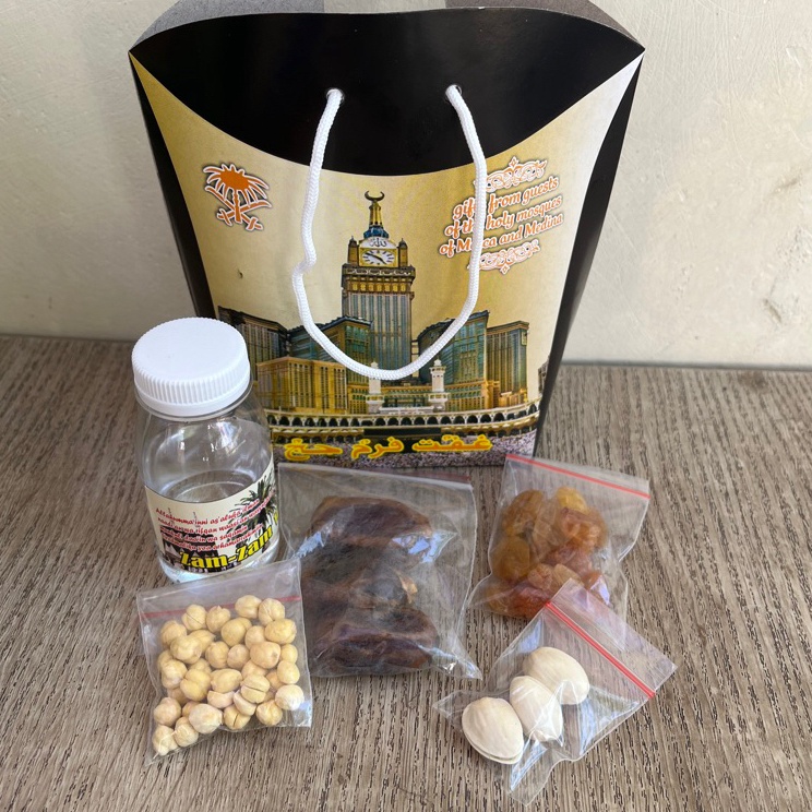 

YKMR8959 Terbaru paket souvenir oleh oleh haji dan umroh + kacang pistacio