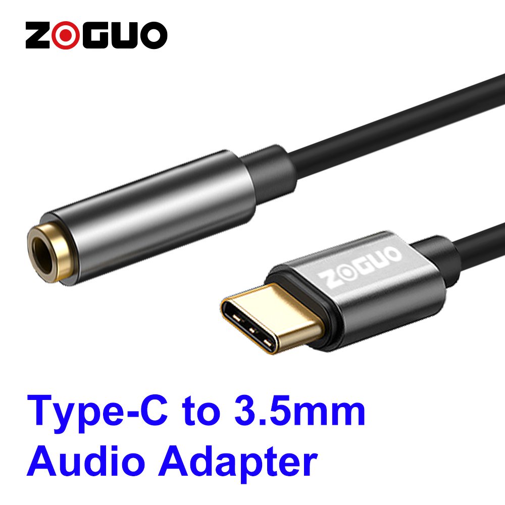 ✅&ZOGUO USB Type C to 3.5mm Female Headphone Jack Adapter,USB C to Aux Audio Dongle Converter For Sa