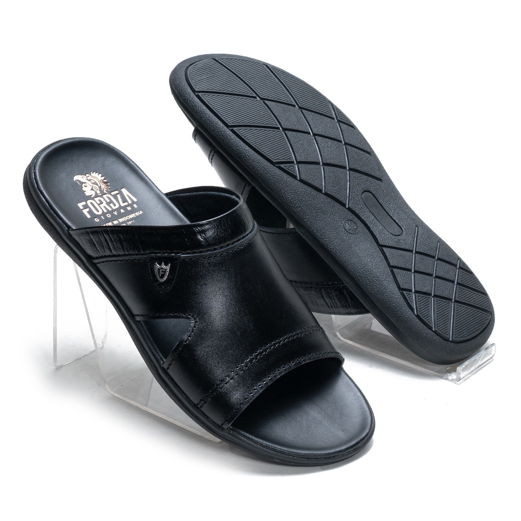 Sandal Pria Casual Bahan Kulit Kokop Slop Sendal Santai Flip Flop MS448