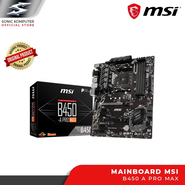 Motherboard MSI B450 A PRO Max Mainboard AMD AM4