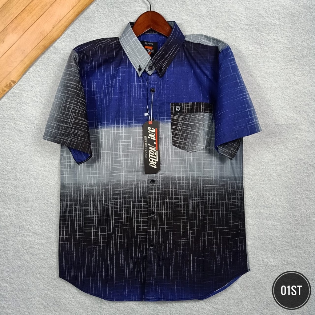 Kemeja Pria Lengan Pendek Model Slimfit - Kemeja Kasual Pria (TC 11)