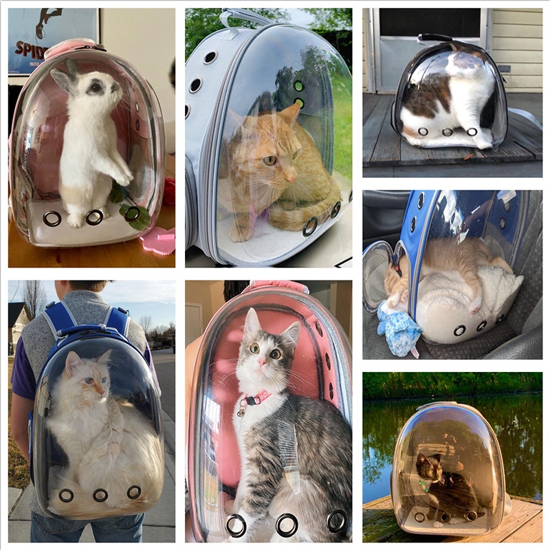 Tas kucing astronot Tas kucing Keranjang kucing tas astronot kucing tas kucing ransel Ransel kucing Gendongan kucing tas ransel kucing Tas hewan Travel Bag Cat Bag