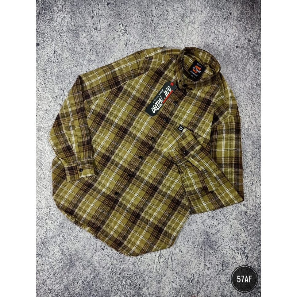 Kemeja Pria Lengan Panjang Model Slimfit - Kemeja Flanel  (TB 06)