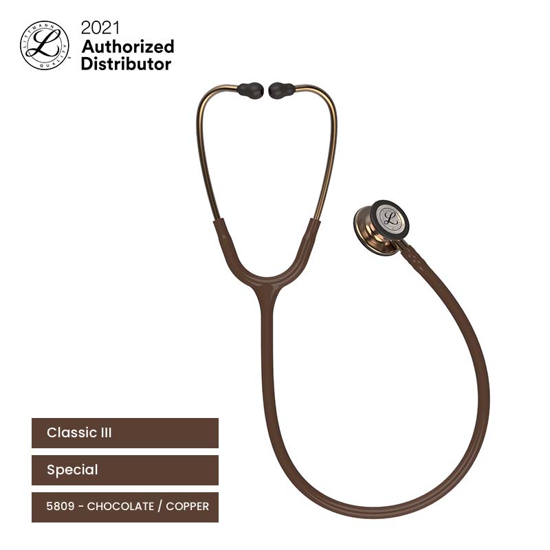 3M Littmann Classic III Stethoscope / Stetoskop Dewasa - CHOCOLATE / COPPER - 5809