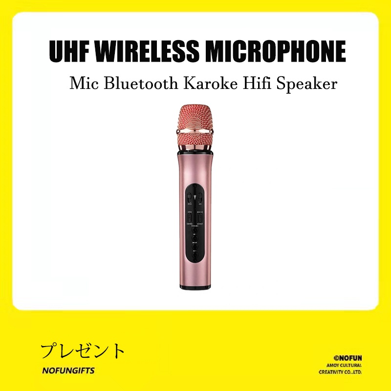 Mic Wireless Bluetooth K6L Stereo Sound Microphone Karaoke player Mikropon Speaker Super Bass