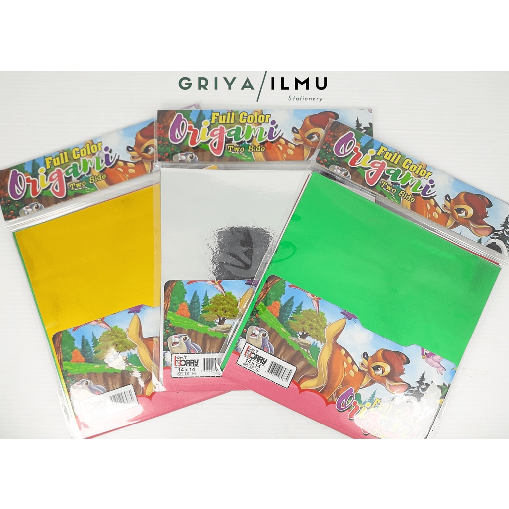 

Origami Metalik Two Side WORRY 14X14 (053008)