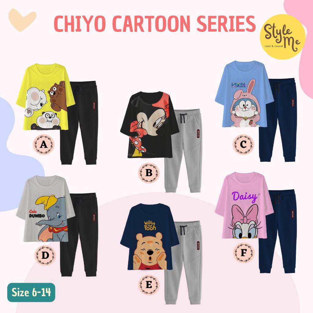 Setelan anak Chiyo Cartoon Series by Style Me