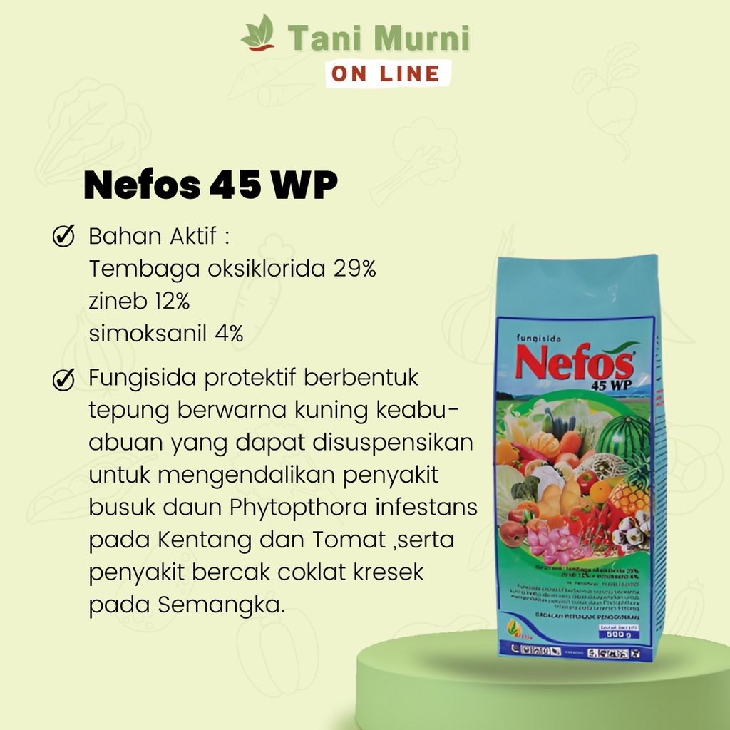 Fungisida Nefos 500 gram
