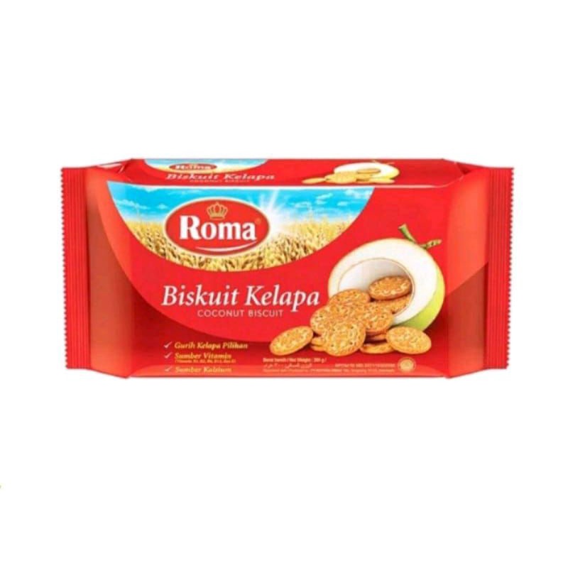 

PROMO EMAS Roma Kelapa 300Gr 1 Pcs - Biskuit Roma Kelapa