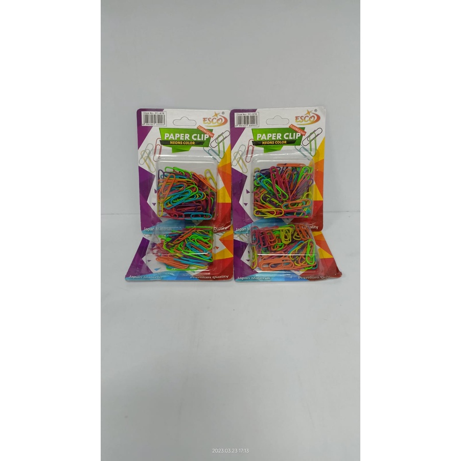 

KLIPKERTAS/PAPER CLIP NEON COLOR PC-878