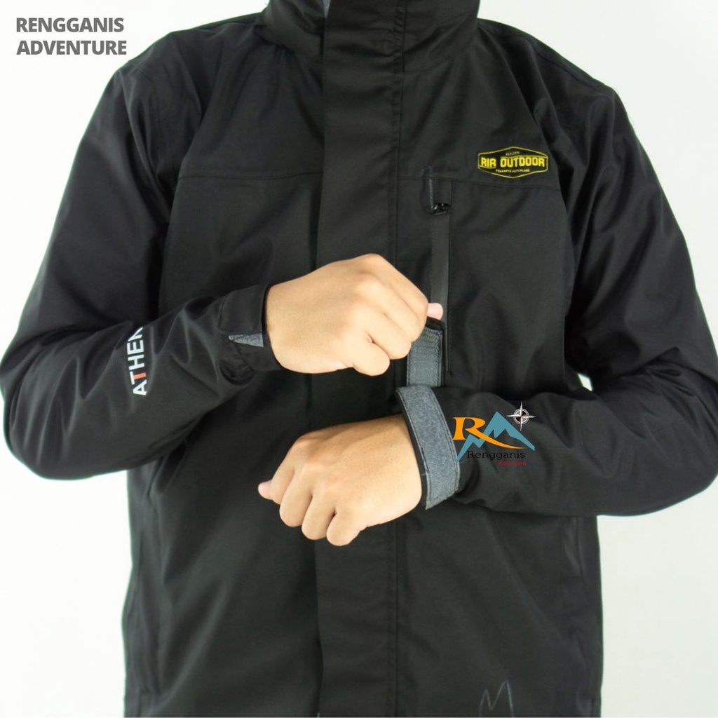 JAKET GUNUNG RIR OUTDOOR WATERPROOF INNER MESH JARING GORETEX LOKAL HIKING OUTDOOR GUNUNG