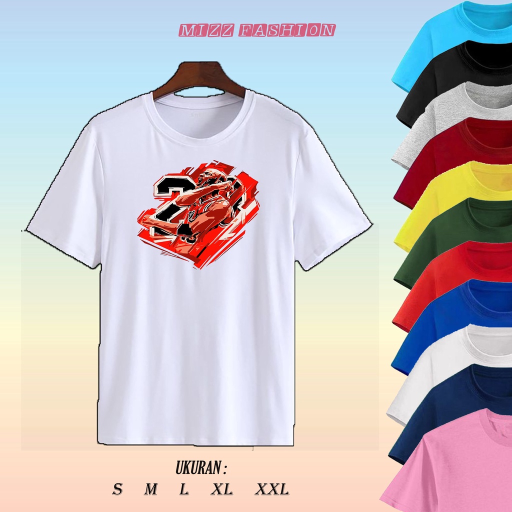 D048 KAOS DISTRO MICHAEL JORDAN / BAJU T-SHIRT UNISEX PRIA WANITA OVERSIZE / BAJU BASKET MICHAEL JOR