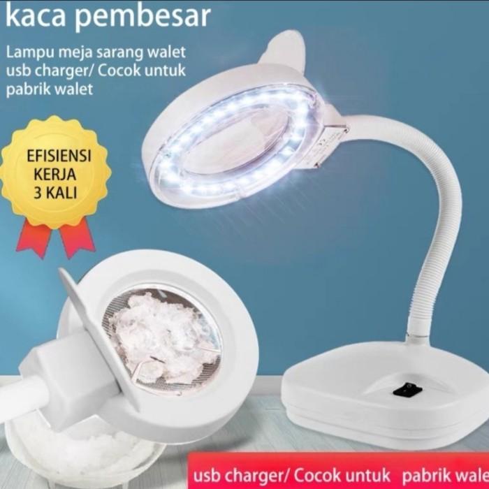 lampu meja kaca pembesar lup sarang burung walet hp elektronik service