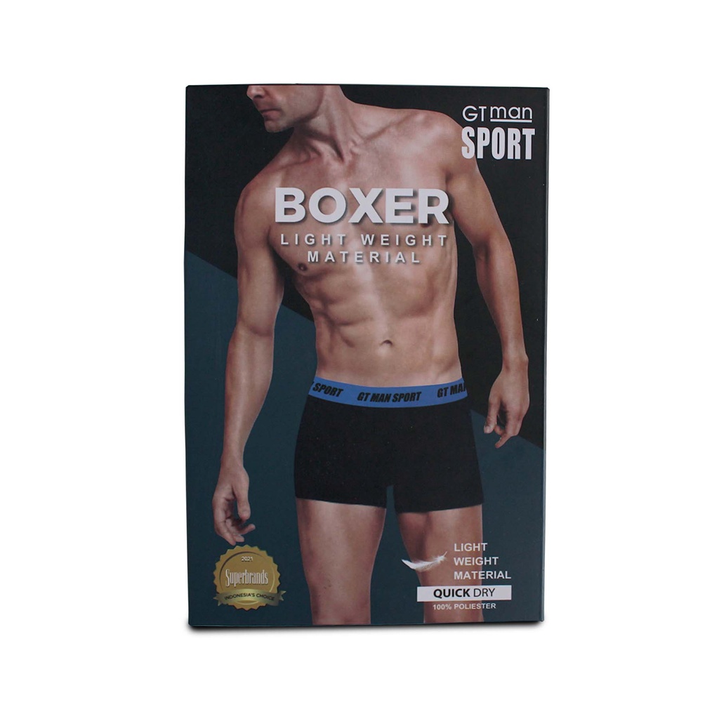 Celana Dalam Underwear Boxer Pria - GT Man SPKB06 Sport SPKB 06 - 1 pcs