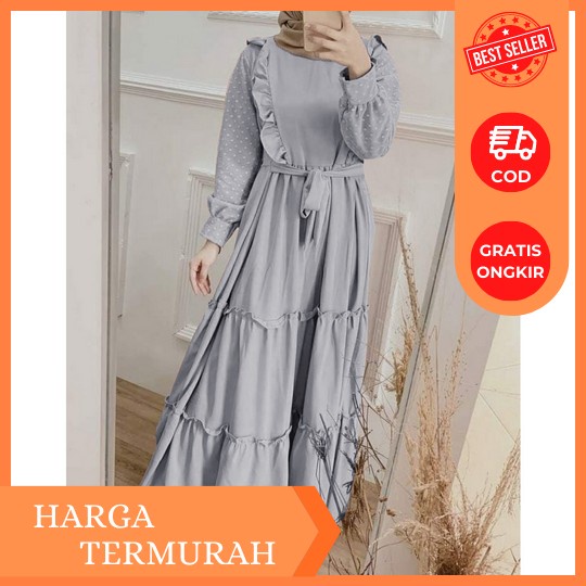 Baju Gamis Wanita Terbaru Masa Kini 2023 Elizabeth Maxy / Terlaris / Termurah / Gamis Kondangan /Gam