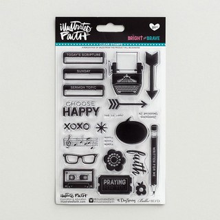 

Illustrated Faith Clear Stamp
