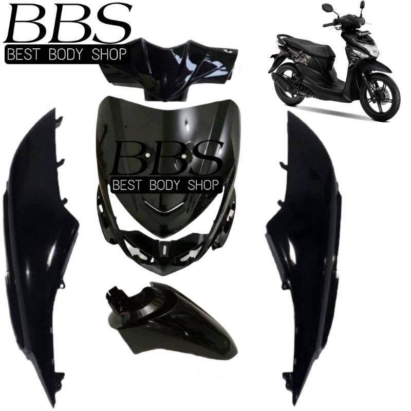 Cover Body Halus Honda Beat Pop | Bodi Halus Beat Pop (Satuan) Warna Hitam / Putih / Merah / Biru
