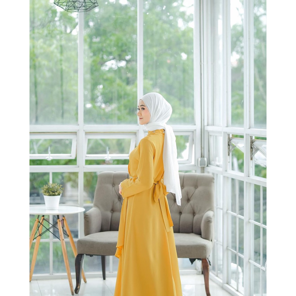 LIMITED - AINUN DRESS EID SERIES GAMIS PREMIUM DRESS WANITA SHAKILA SWAROSKI