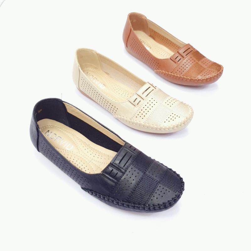 Norvid Sepatu Wanita Flat Slip On B1002