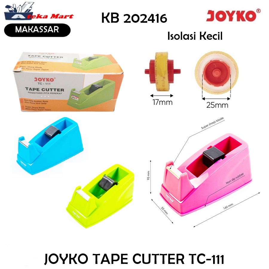 

JOYKO TAPE CUTTER TC-111 KECIL