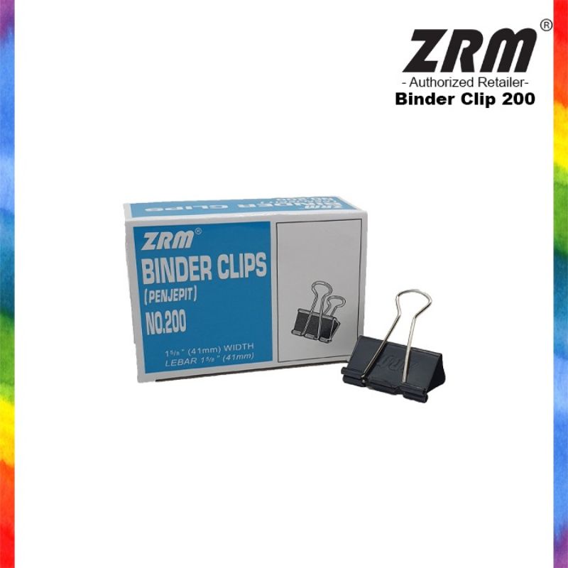 

ZRM Binder Clip / Klip Kertas 200 41mm 12pcs