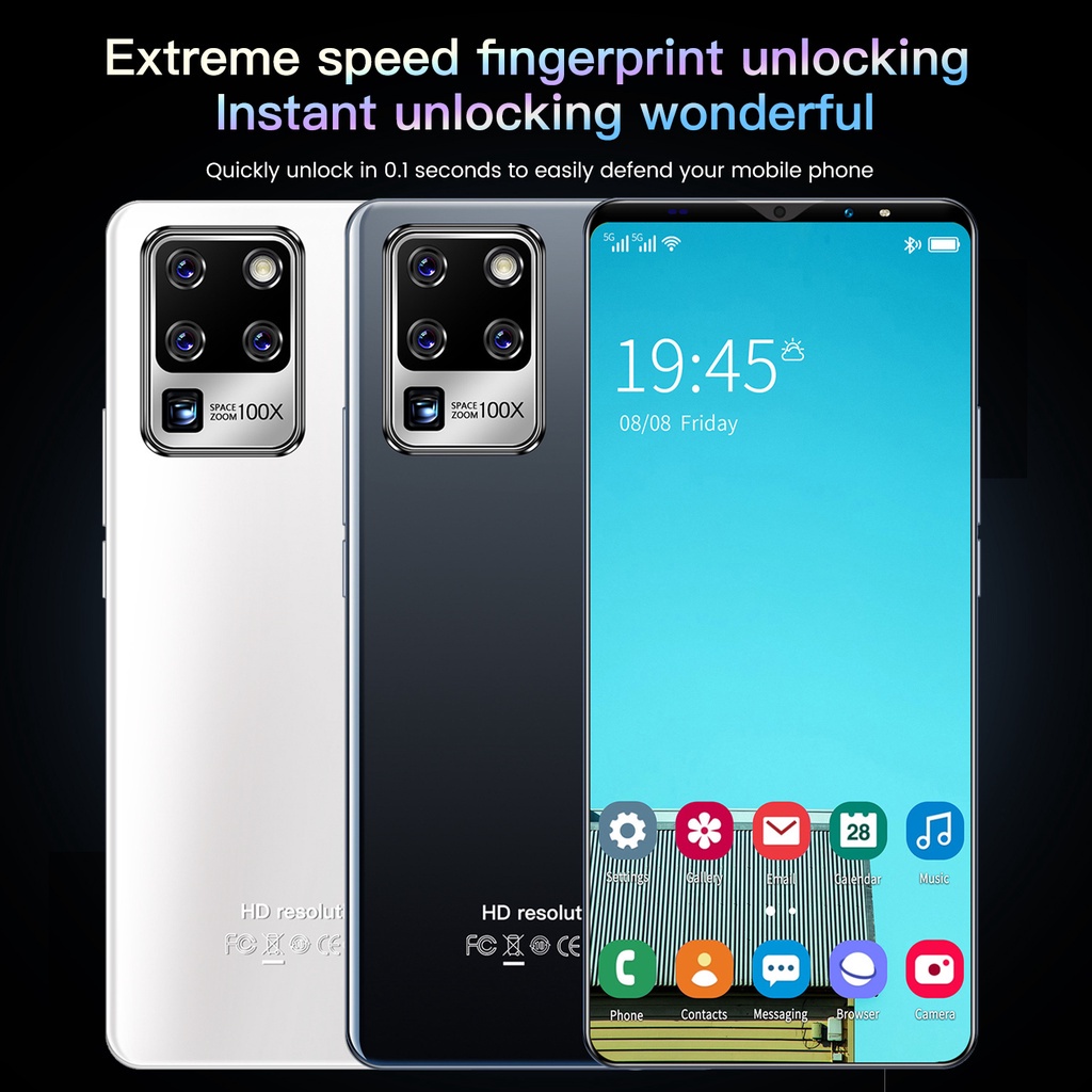 Handphone Murah Galaxy S30 Ultra 12/128GB HP androit termurah Promo Cuci Gudang Android Ponsel Baru Original 6.4Inci 4G/5G HD Screen Mobile Phone