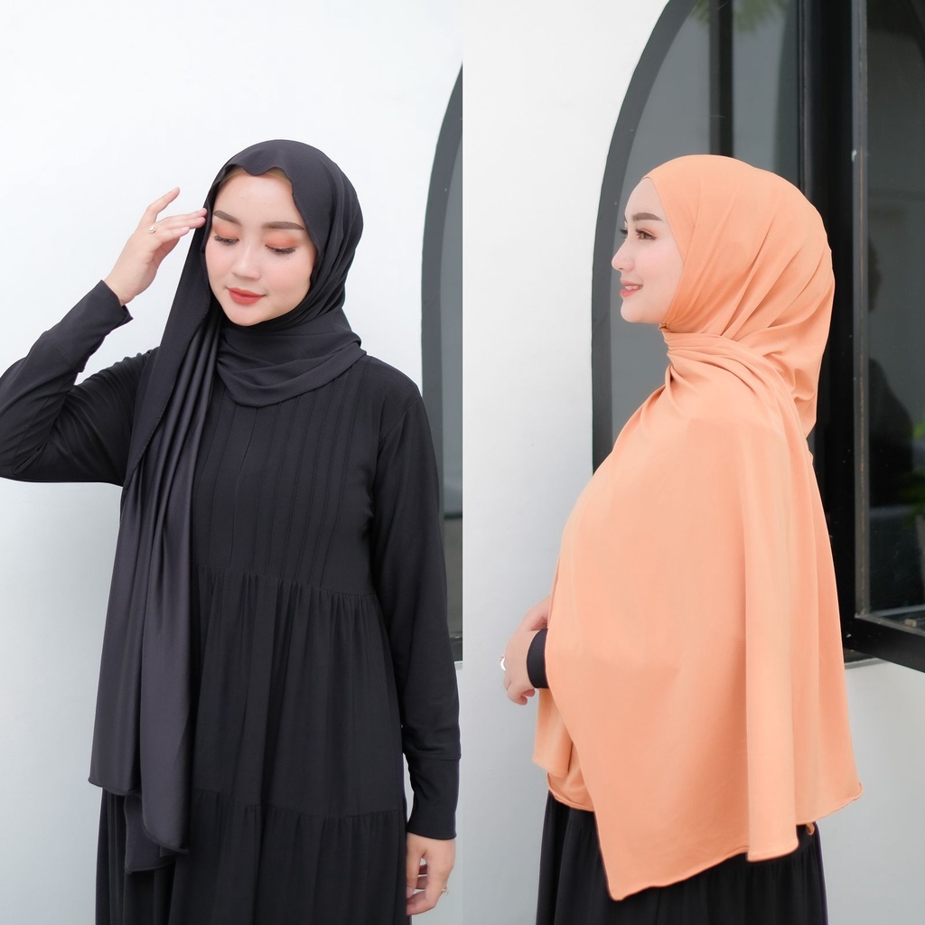 Hijab Pashmina Jersey Polos