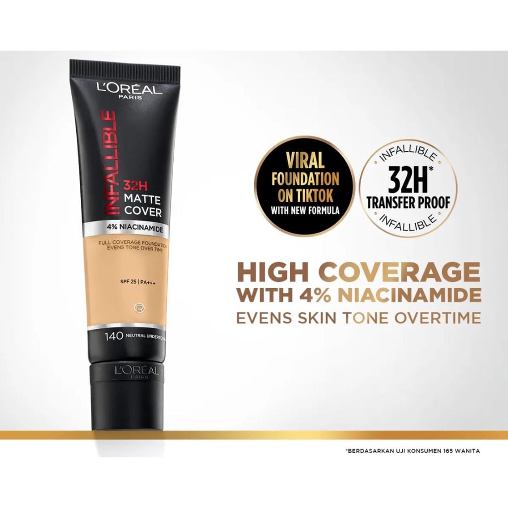 READY WARNA BARU L'OREAL Infallible 24H Matte Cover Foundation