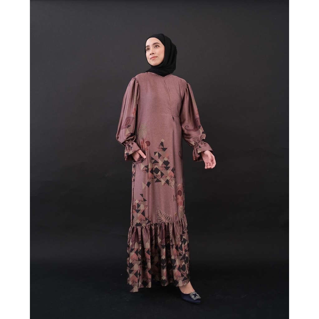 JASTIP PRODUK NHS.LOOKS - GLORY RAYA SERIES 2 VELVET - GAMIS WANITA