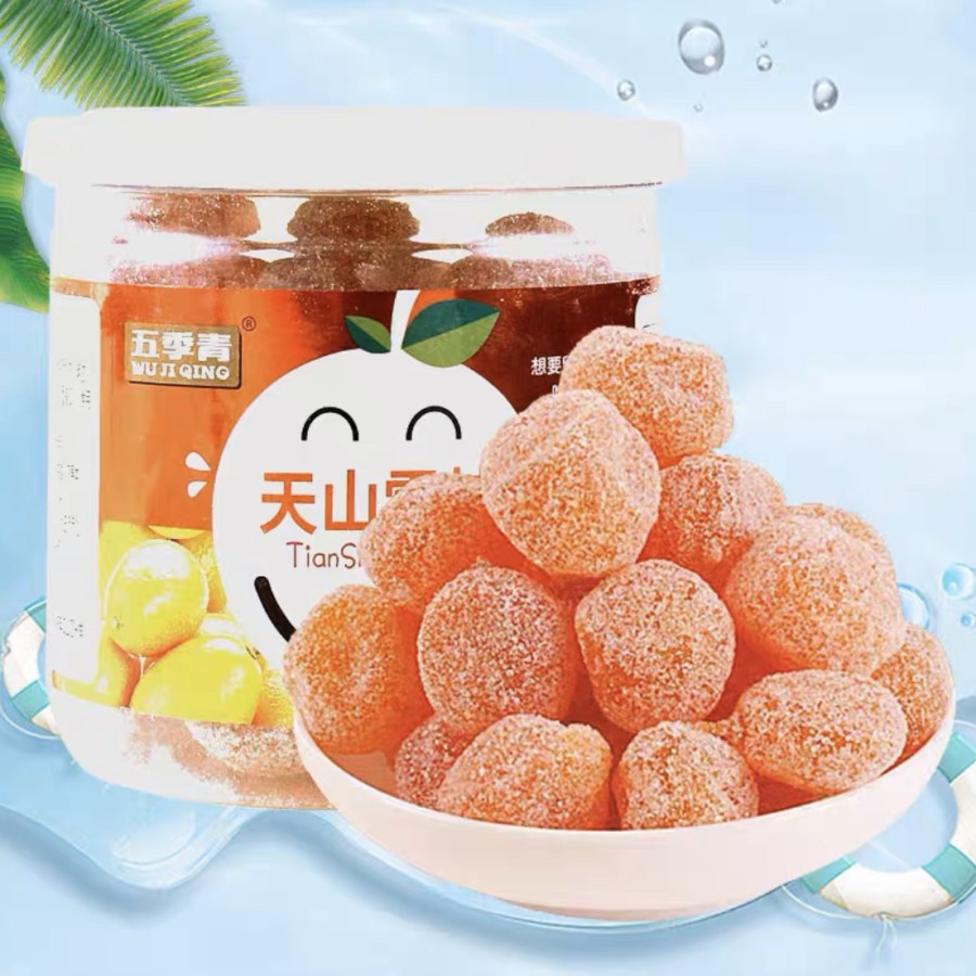 

200G MANISAN JERUK SALJU 天山雪桔 DRIED SNOW ORANGE IMPORT MANISAN BUAH JERUK MANIS ASLI