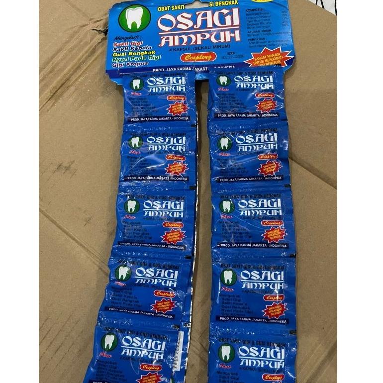 

12.12 MALL osagi obat sakit gigi isi 20 sashet 2 kapsul