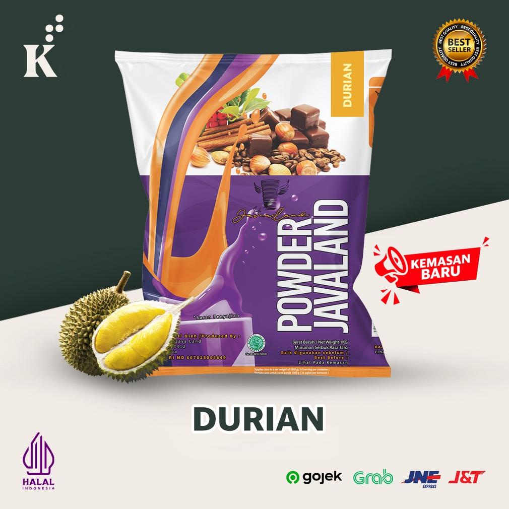 

【Penjualan Terbaik】✅COD Bubuk Minuman Bubble Powder Drink rasa Durian ORIGINAL Javaland 1kg
