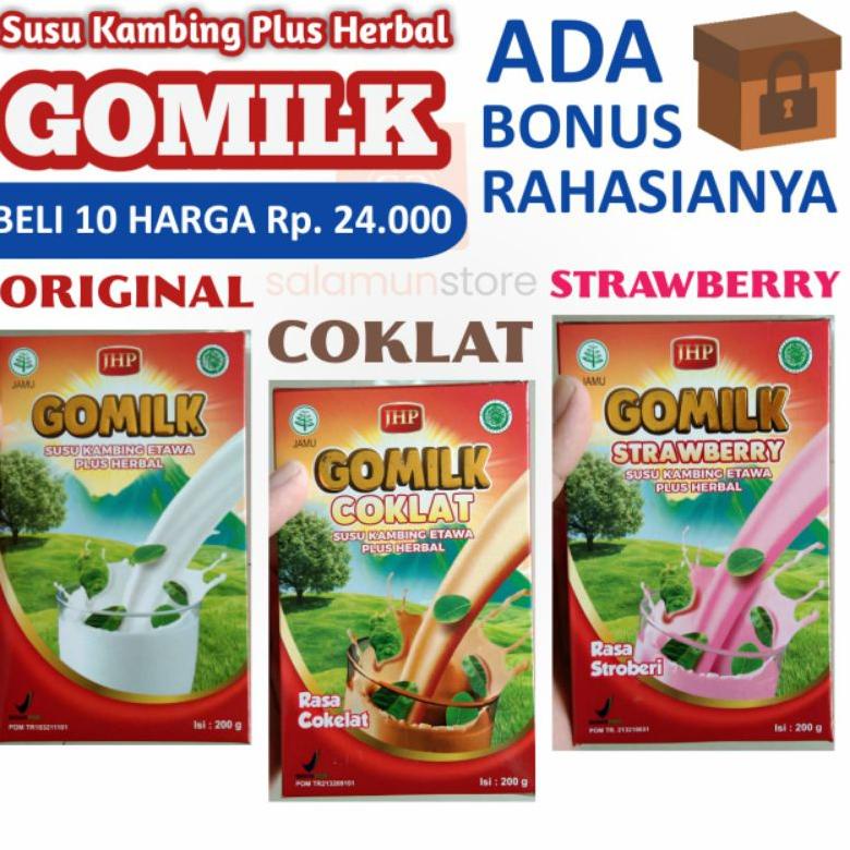 

12.12 MALL GOMILK [Promo] ADA BONUS RAHASIANYA OPEN DISTRIBUTOR AGEN RESELLER GOMILK GO MILK SUSU KAMBING ETAWA PLUS HERBAL FORMULASI UNTUK ANAK DAN DEWASA TUA SERTA LANSIA SUSU BUBUK GOAT MILK ASLI ORIGINAL GROSIR ECER