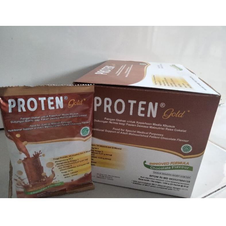 

(♥C6369] Proten Gold COKLAT (Susu kedelai tinggi protein dan antioksidan)