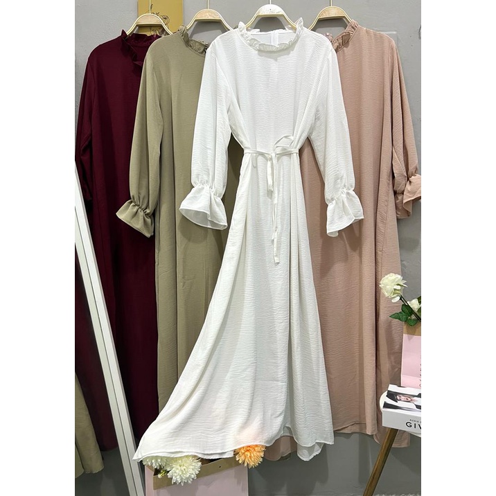 Cherry _ maxi dress rempel | gamis korean style | long tunik