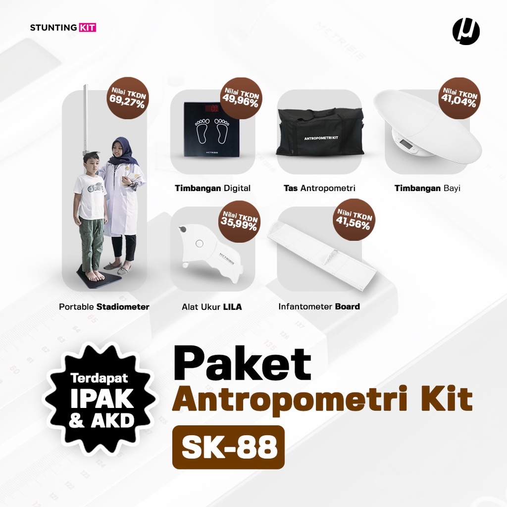 Jual Antropometri kit lengkap 2023
