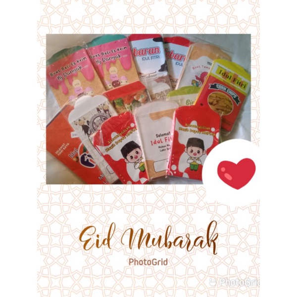 

Amplop lebaran karakter isi 10 pcs per pack