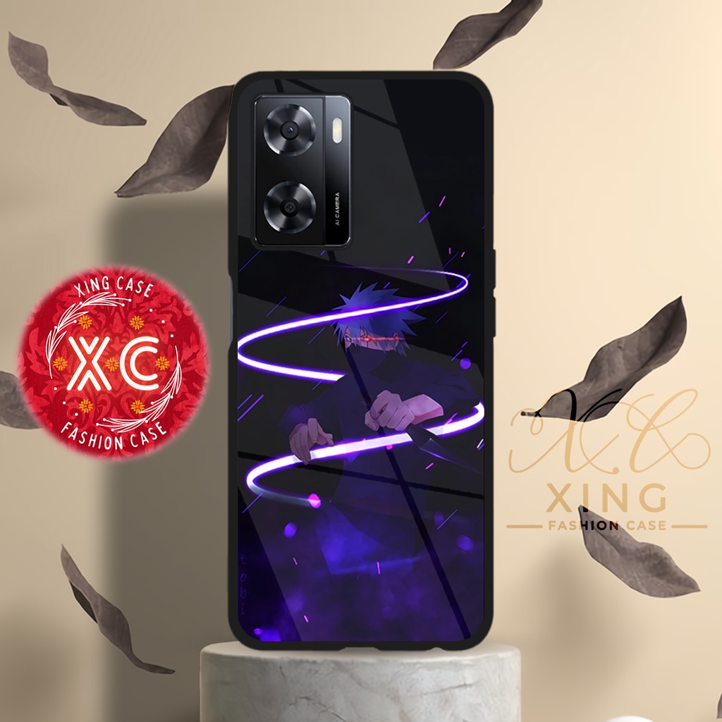 |AN24| XING CASE OPPO A57 A77 A77S 4G GLOSSY KILAU EFEK KACA | CASE HP CUSTOM SOFTCASE HARDCASE | CA