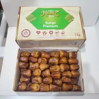 Kurma Sukari Hijaz 1000g- Buah Kurma Berkualitas Tinggi dari Tanah Suci Hijaz untuk Kesehatan dan Kenikmatan Anda