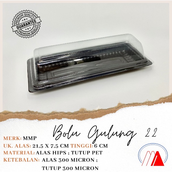 [ISI 20] MIKA TRAY KUE BOLU GULUNG BGT 22 / MIKA BOLU GULUNG UKURAN 22CM / MIKA KUE BOLU GULUNG