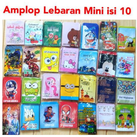 

^ KYRA ^ Amplop Lebaran Idul Fitri - Ukuran Kecil dan Besar