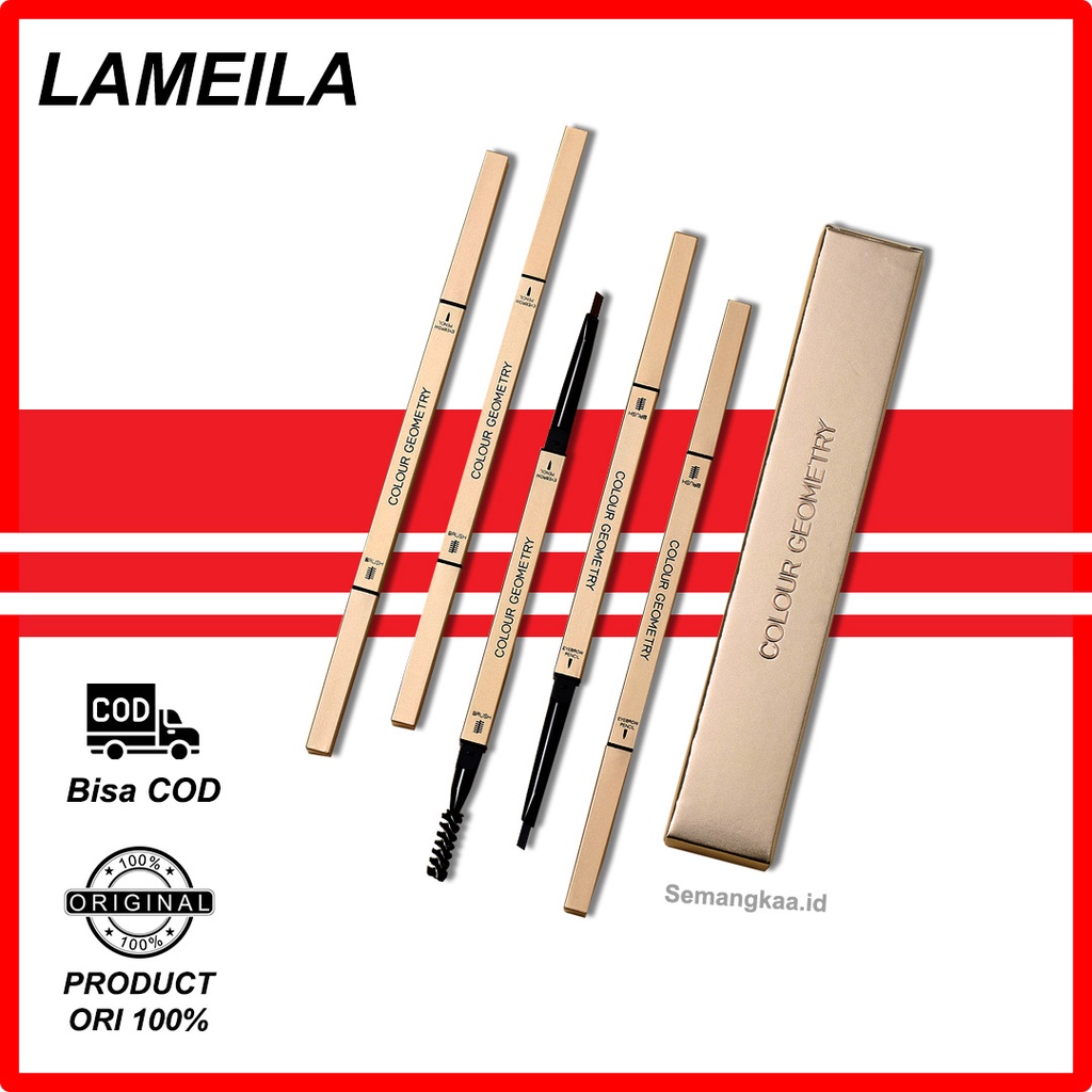 LAMEILA Gold Geometry Colors Double Heads Eyebrows Waterproof And Drable LA123