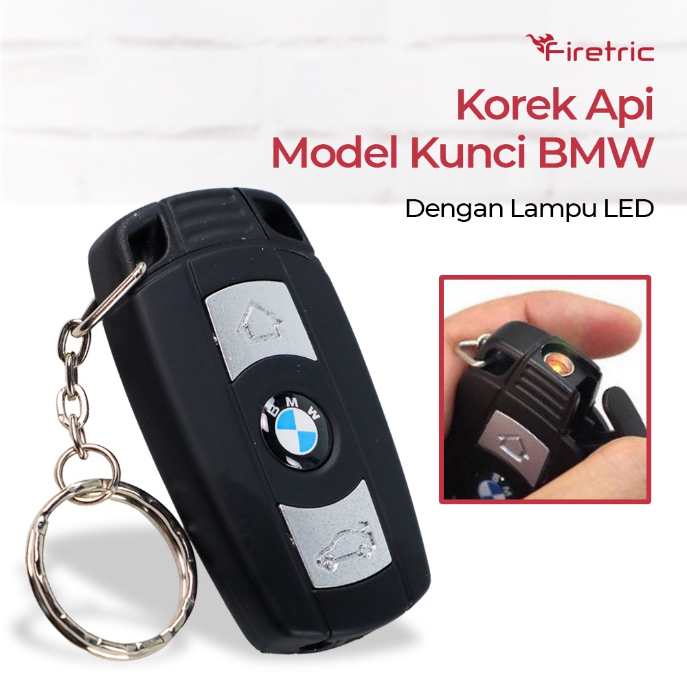 Mancis BMW 1 : 1 dengan Lampu LED - OMHAJRBK Black