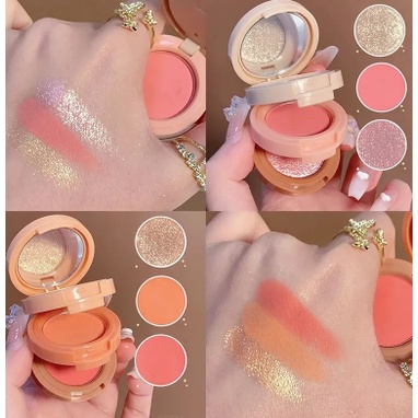 Miss Lara Blusher &amp; Hightlighter / Perona Pipi / Bedak Rias Wajah