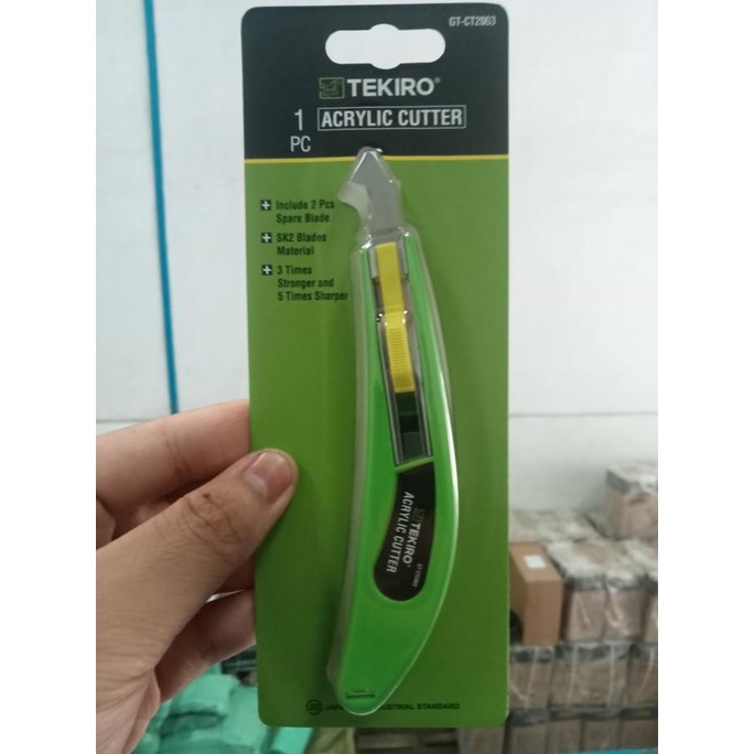 

Pisau Cutter Acrilic Tekiro / Alat Potong Mika Akrilik / Piso Cuter BRG BARU