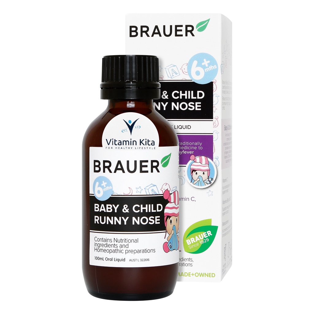 Brauer Baby And Child Runny Nose - 100 ml | meredakan flu dan pilek
