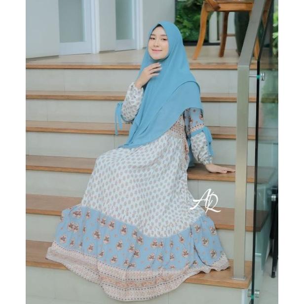 Yasmin Gamis Syari Set Hijab Bergo Original Ar