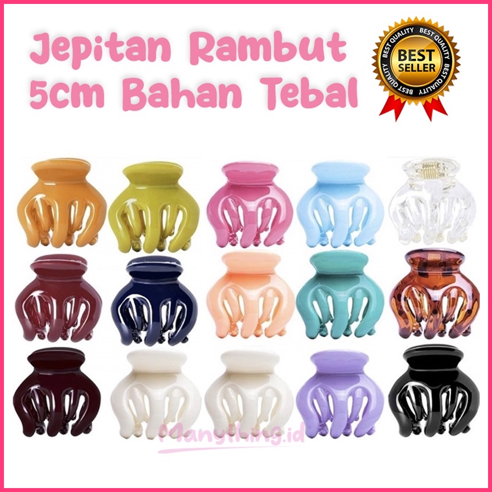 [Check Out 1000] Jepit Rambut /JEDAI Jepitan Rambut 5cm Bahan Tebal / Jepitan Badai - Hair Stylish