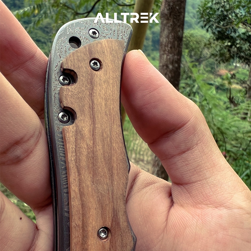 ALLTREK Pisau Lipat Camping TRIBAL A Survival Folding Knife
